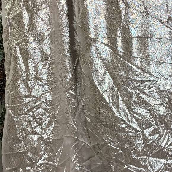 Womens Sequin Front Camouflage Tank Top Shirt Metallic Gold Back Size Large - Picture 8 of 11